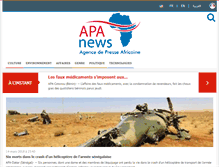 Tablet Screenshot of apanews.net